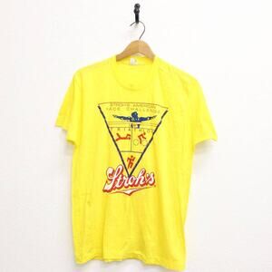 Vintage Strohs American Race Challenge Triathlon T Shirt Large